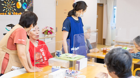 ナーシングホームしあわせの入居者さんのイメージ